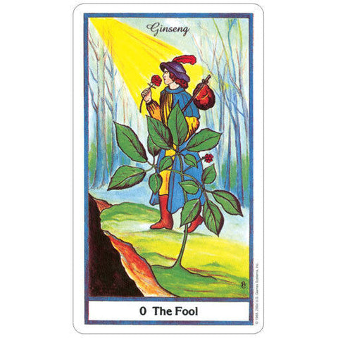 The Herbal Tarot 78-Card Deck by US Games with Velvet Bag New Sealed