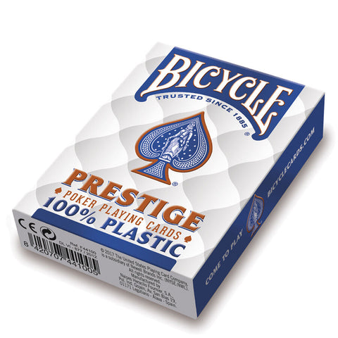 12 Decks Bicycle Prestige 100% Plastic Poker Playing Cards Jumbo NEW