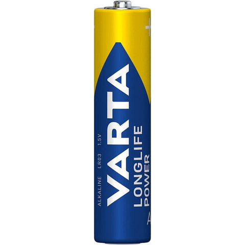10x VARTA Longlife Power AAA Alkaline Batteries 1.5V LR03 MN2400