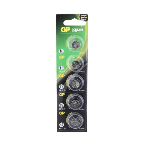 10 Gp Cr1216 Batteries Lithium 3V Coin Cell Button Dll1216 Br1216 5Bl Exp 2033
