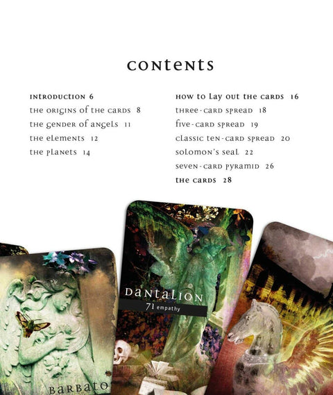 Fallen Angel Oracle Cards Deck with Guidebook & Velvet Bag by Cico Books