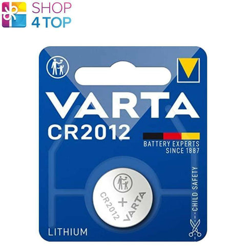 Varta CR2012 3V Lithium Coin Cell Battery 70mAh Mercury Free Blister