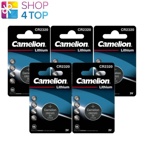 5x Camelion CR2320 3V Lithium Coin Cell Batteries BR2320 DL2320