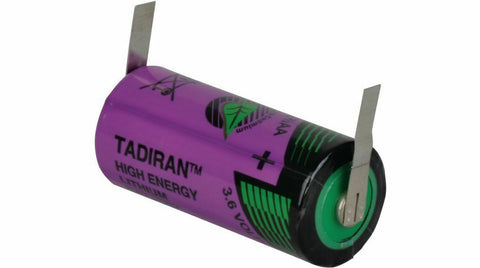 6x Tadiran SL-761 2/3 AA Lithium Batteries 3.6V ER14335 U Tabs