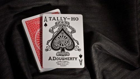 4 Decks Bicycle Tally Ho Circle 2 Red 2 Blue Playing Cards NEW