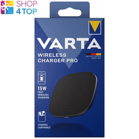 Varta Wireless Charger Pro 57905 15W Fast Charging Cable USb Type C Included NEW