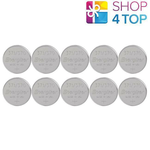 10x Energizer 371 370 SR920SW 1.55V Silver Oxide Watch Batteries