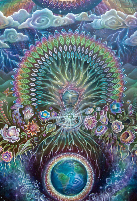 Beyond Lemuria Oracle Cards Pocket Edition by Izzy Ivy, Blue Angel