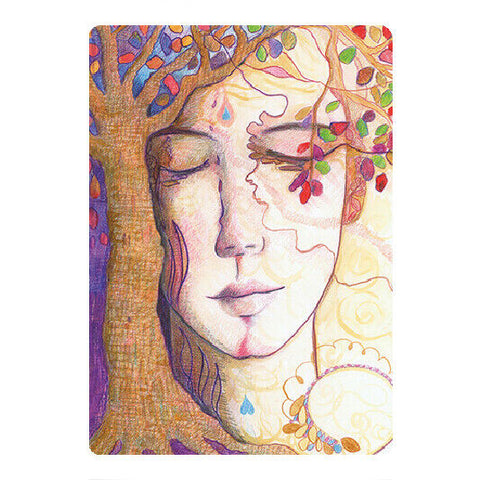 Namaste Blessing Divination Cards Deck by Carmine Salerno Blue Angel + Bag