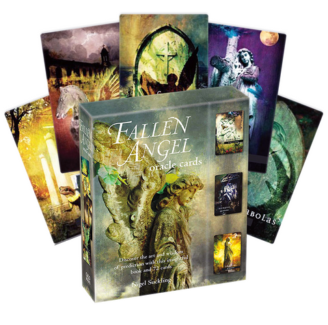 Fallen Angel Oracle Cards Deck with Guidebook & Velvet Bag by Cico Books