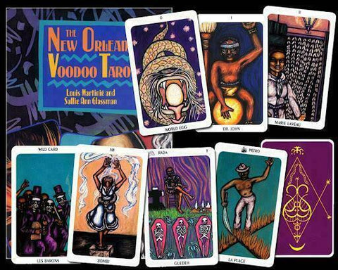 New Orleans Voodoo Tarot Deck & Book Set with Bag by Destiny Books