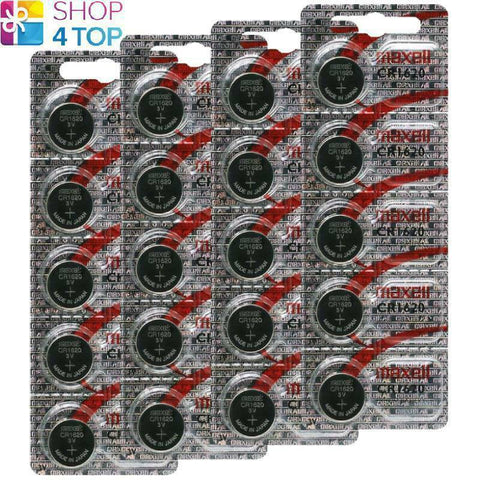 20x Maxell CR1620 3V Lithium Coin Cell Batteries DL1620 Made in Japan
