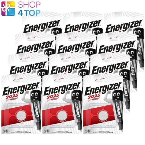 12x Energizer CR2025 3V Lithium Coin Cell Batteries DL2025 Blister Pack