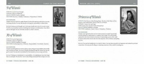 Tarot of the Moors Tarot Card Deck Set with Guidebook & Bag by Schiffer