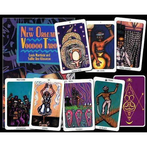 New Orleans Voodoo Tarot Deck & Book Set with Bag by Destiny Books