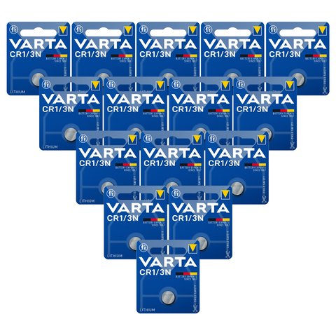 15 Varta Cr1/3N Lithium Batteries 3V 170 Mah Cell Cr11108 2Lr76 Dl1/3N 2032 NEW