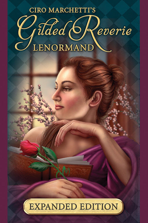 Gilded Reverie Lenormand Expanded Oracle Deck 47 Cards US Games + Bag