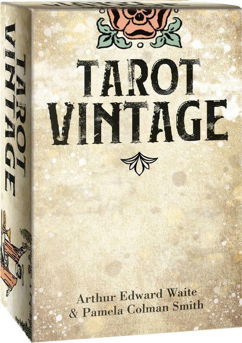 Vintage Tarot Deck 78 Cards with Velvet Bag by Lo Scarabeo
