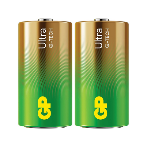 6x GP Ultra Alkaline C LR14 1.5V Batteries Long Lasting Power