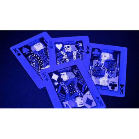 4x Bicycle Tragic Royalty Playing Cards Decks Glow Blacklight Poker