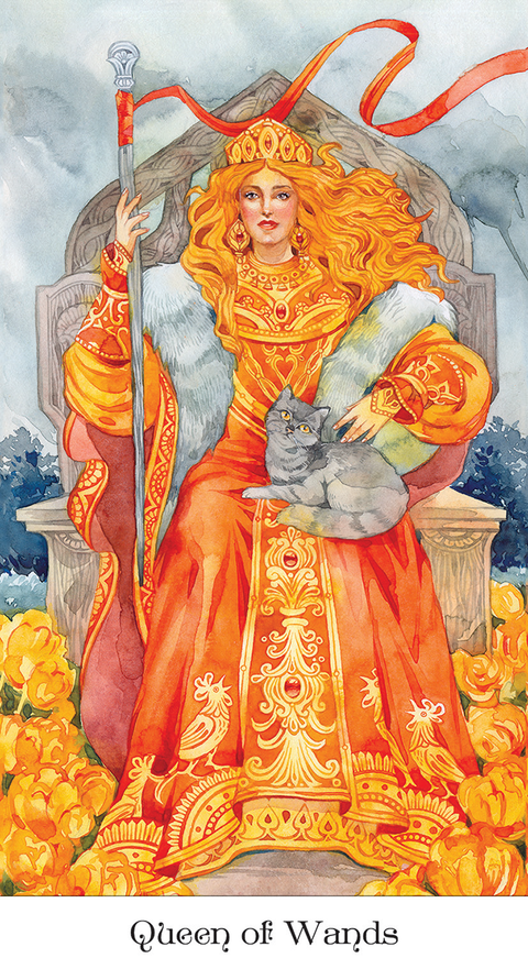 Tarot of the Golden Wheel Deck by US Games with Velvet Bag & Guidebook