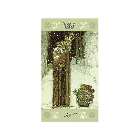 John Bauer Tarot Deck Lo Scarabeo 78 Cards with Velvet Bag & Guidebook