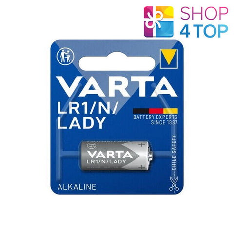 Varta Lr1 Alkaline Battery N Lady 4001 Lr01 1.5V 1Bl Blister Pack NEW