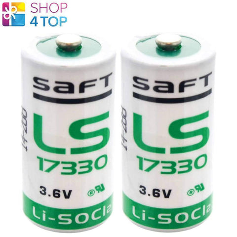 2x Saft LS17330 2/3A 3.6V Lithium Thionyl Chloride Battery 2100mAh