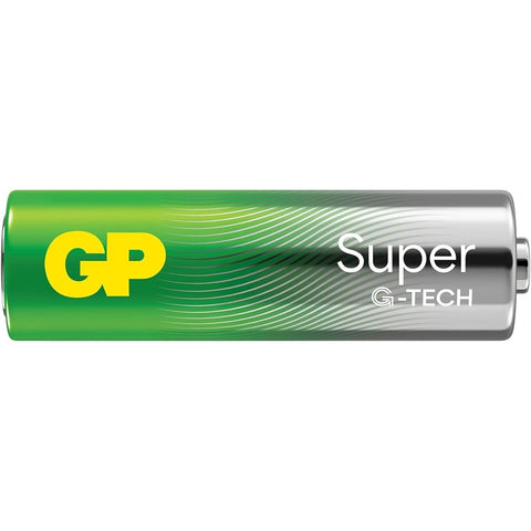 15x GP Super Alkaline AA 1.5V LR6 Batteries Mercury Free Long Lasting