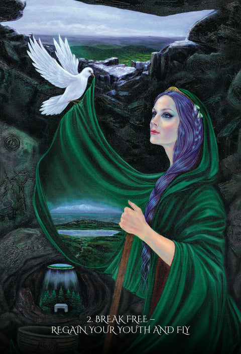 Through The Eyes Of The Soul Oracle Cards And Bag Deck Blue Angel Esoteric NEW