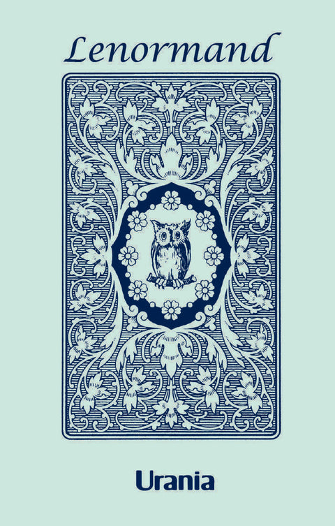Blue Owl By Mlle Lenormand 36 Cards Deck Oracle Esoteric Agm With Velvet Bag