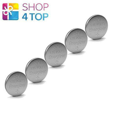 5x Energizer 379 SR521SW 1.55V Silver Oxide Watch Batteries G0