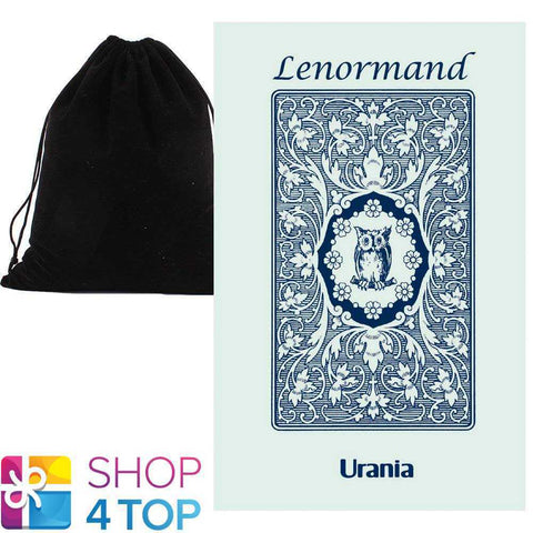Blue Owl By Mlle Lenormand 36 Cards Deck Oracle Esoteric Agm With Velvet Bag