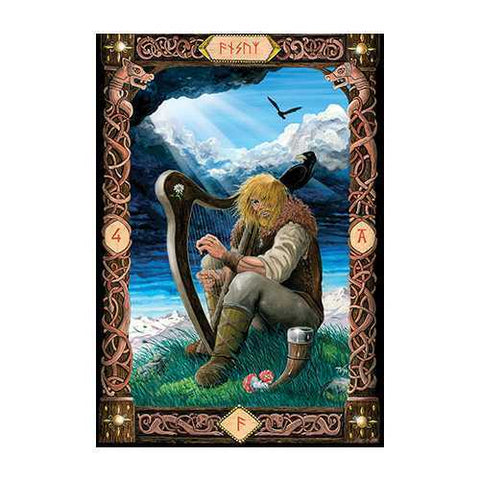 Power of the Runes Divination Card Deck w/ Velvet Bag US Games