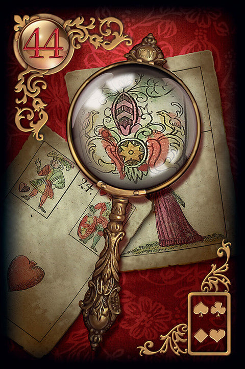 Gilded Reverie Lenormand Expanded Oracle Deck 47 Cards US Games + Bag