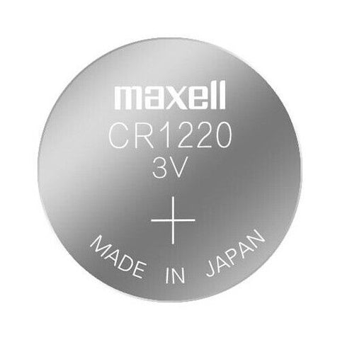 10 Maxell Cr1220 Batteries Lithium 3V Coin Cell Dl1220 Ecr1220 1Bl Exp 2029 NEW
