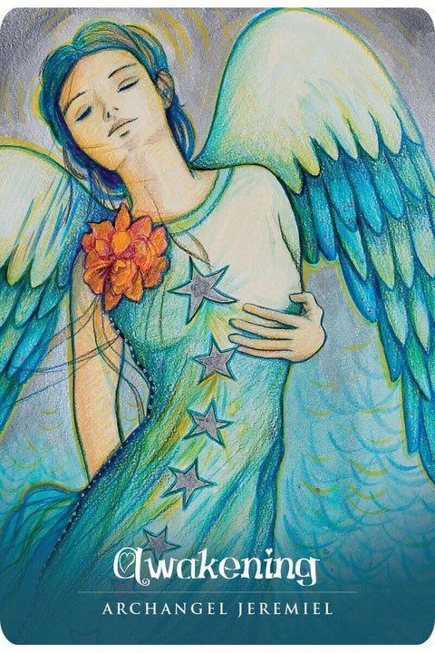 Ask an Angel Oracle Cards Deck by Blue Angel 42 Cards & Guidebook w/ Bag