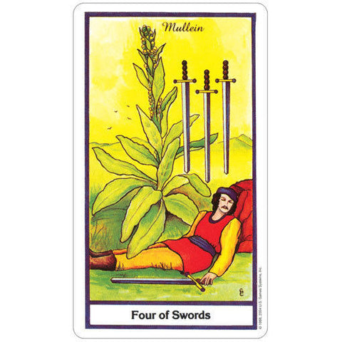 The Herbal Tarot 78-Card Deck by US Games with Velvet Bag New Sealed