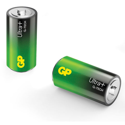 6x GP Ultra+ C LR14 Alkaline Batteries 1.5V Long Lasting Power