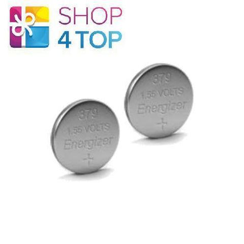 2x Energizer 379 SR521SW 1.55V Silver Oxide Watch Batteries USA Made