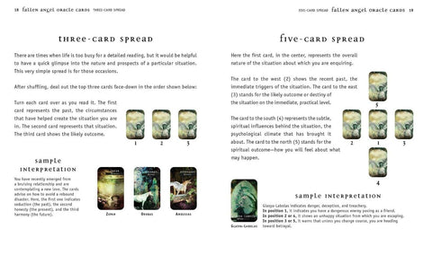 Fallen Angel Oracle Cards Deck with Guidebook & Velvet Bag by Cico Books