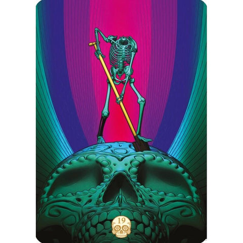 Santa Muerte Oracle Cards Deck by Fabio Listrani Lo Scarabeo + Velvet Bag