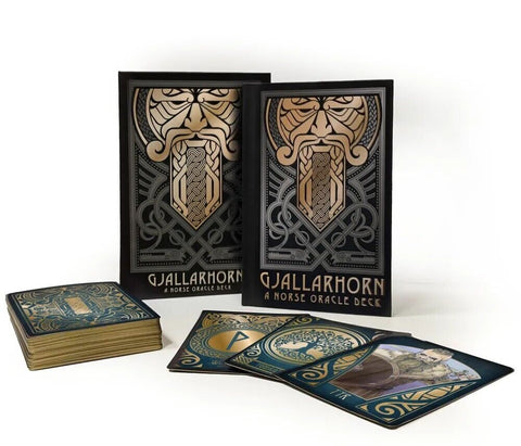 Gjallarhorn Norse Oracle Deck by Matt Hughes 62 Cards & Guidebook US Games