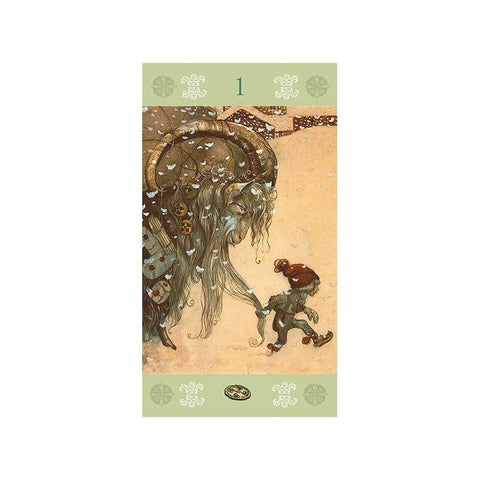 John Bauer Tarot Deck Lo Scarabeo 78 Cards with Velvet Bag & Guidebook