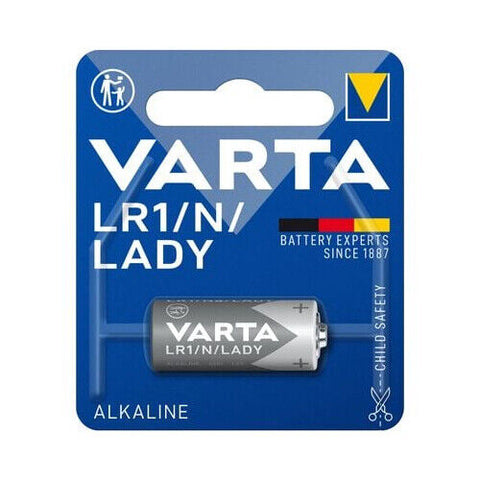 8 Varta Lr1 Alkaline Battery N Lady 4001 Lr01 1.5V 1Bl Blister Pack NEW