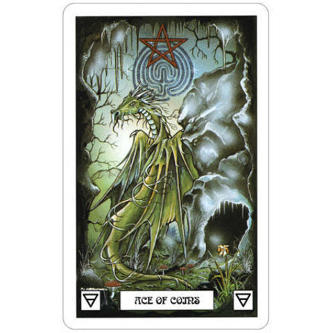 Dragon Tarot Card Deck by U.S. Games with Velvet Bag 78 Cards New Sealed