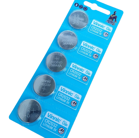 10 Vinnic Cr2032 Lithium Cell Batteries 3V Coin Button Dl2032 5Bl