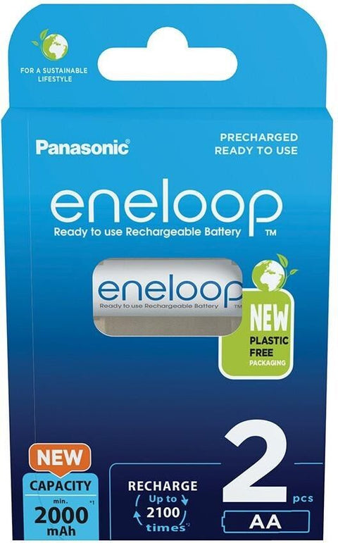 6 Panasonic Aa Eneloop Eco Friendly Lr6 Rechargeable Batteries 2000Mah 2Bl