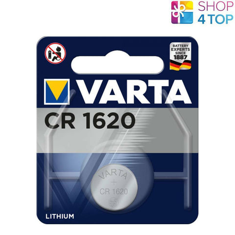 Varta Cr1620 Lithium Batteries 3V 70Mah Cell Botton Blister Exp 2033