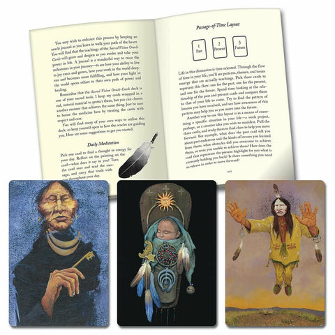 Sacred Vision Oracle Cards Bag Deck Beyond Words Esoteric Native Indigenous NEW